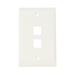 COMMSCOPE FACEPLATE 2 P. BL ECO