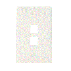 COMMSCOPE FACEPLATE 2 P. BL