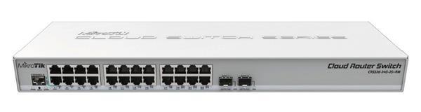 MIKROTIK sw 24p G + 2sfp C/Ffte