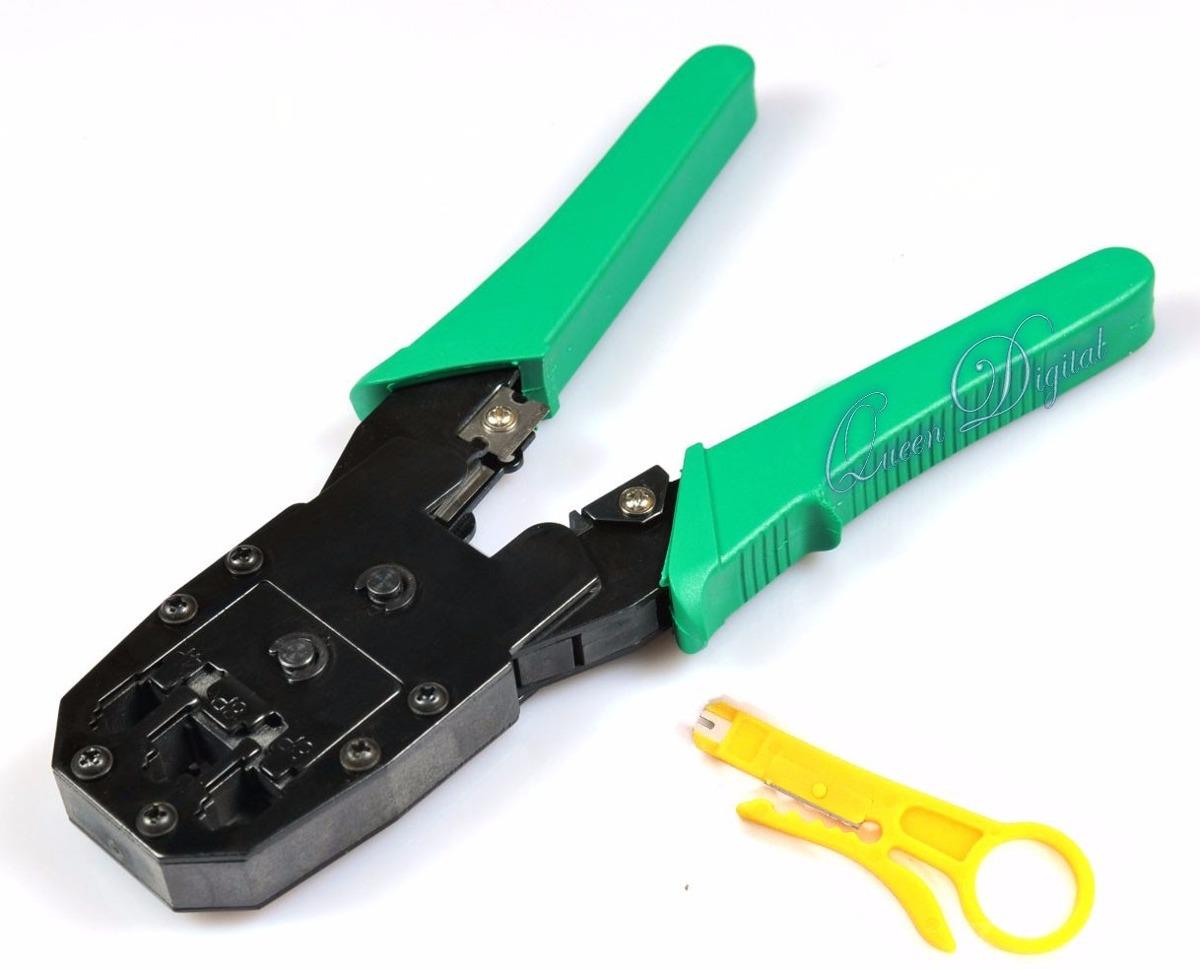 CRIMPEADORA RJ11/45 MET C/TESTER