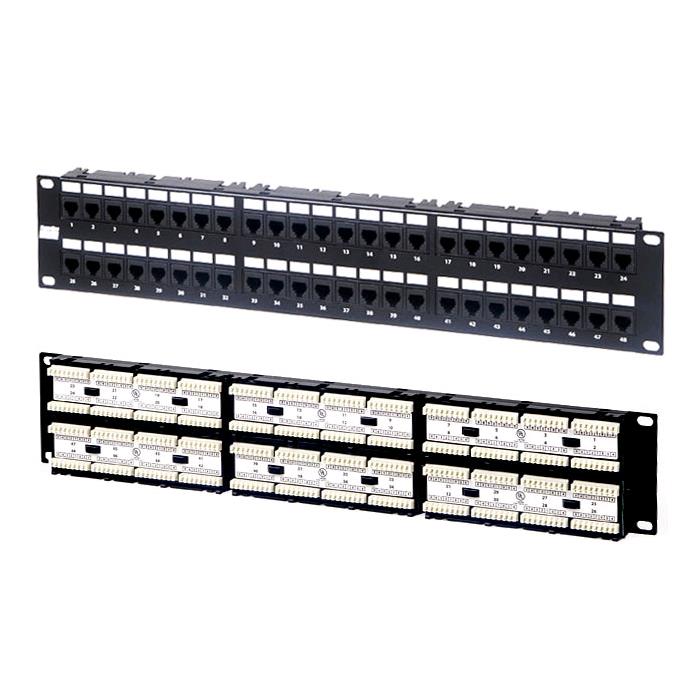 PATCHPANEL 48 PORTS C5E