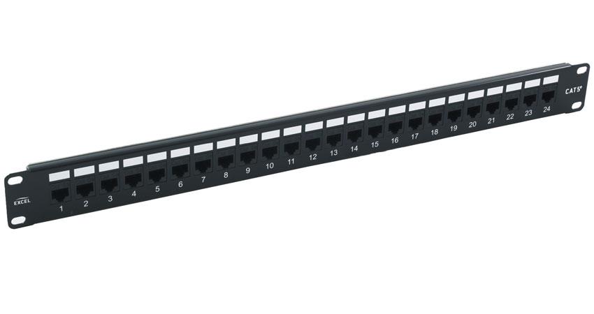 PATCHPANEL 24 PORTS C5E