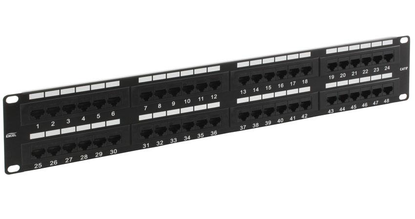 PATCHPANEL 48 PORTS C5E