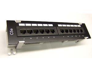 MINIPATCHPANEL 12 PORTS C5E