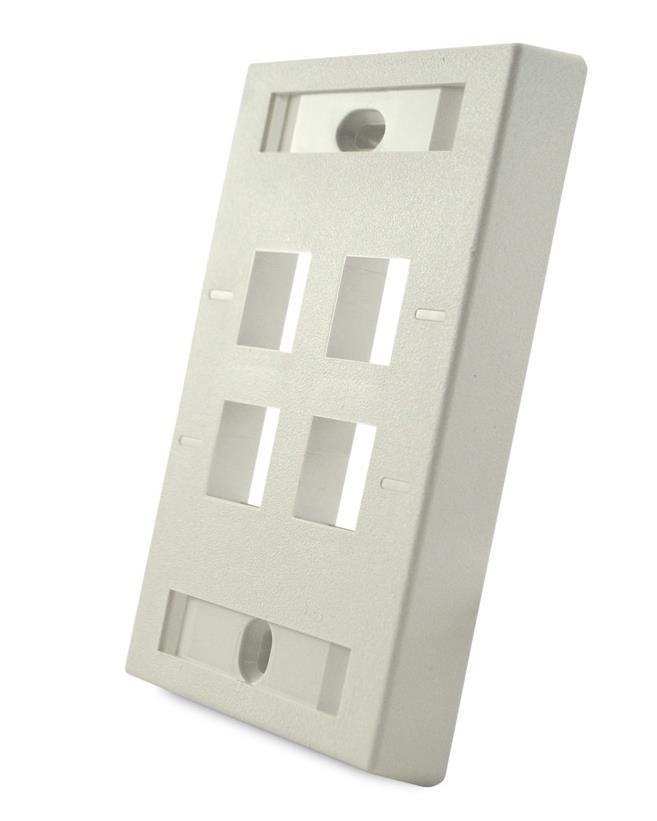 AMP FACEPLATE 4 PORTS MF.