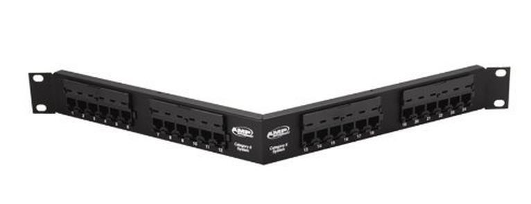 AMP PATCHPANEL 24 CAT 6 ANGULAR