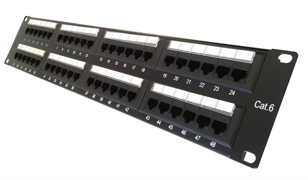 AMP PATCHPANEL 48 CAT 6