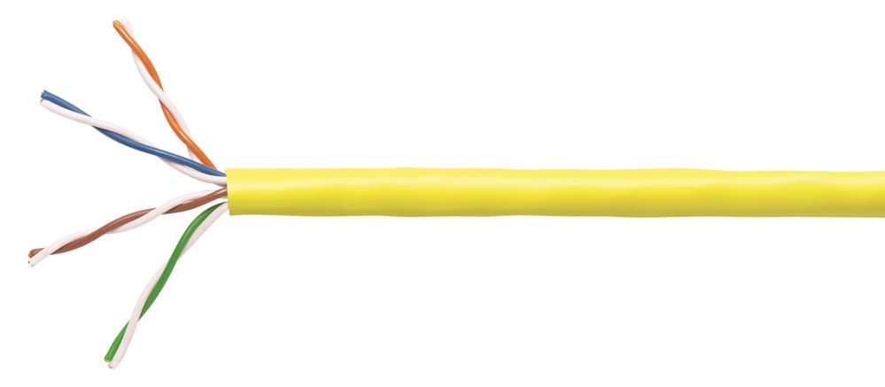 AMP UTP 5e AMARILLO 305MTS