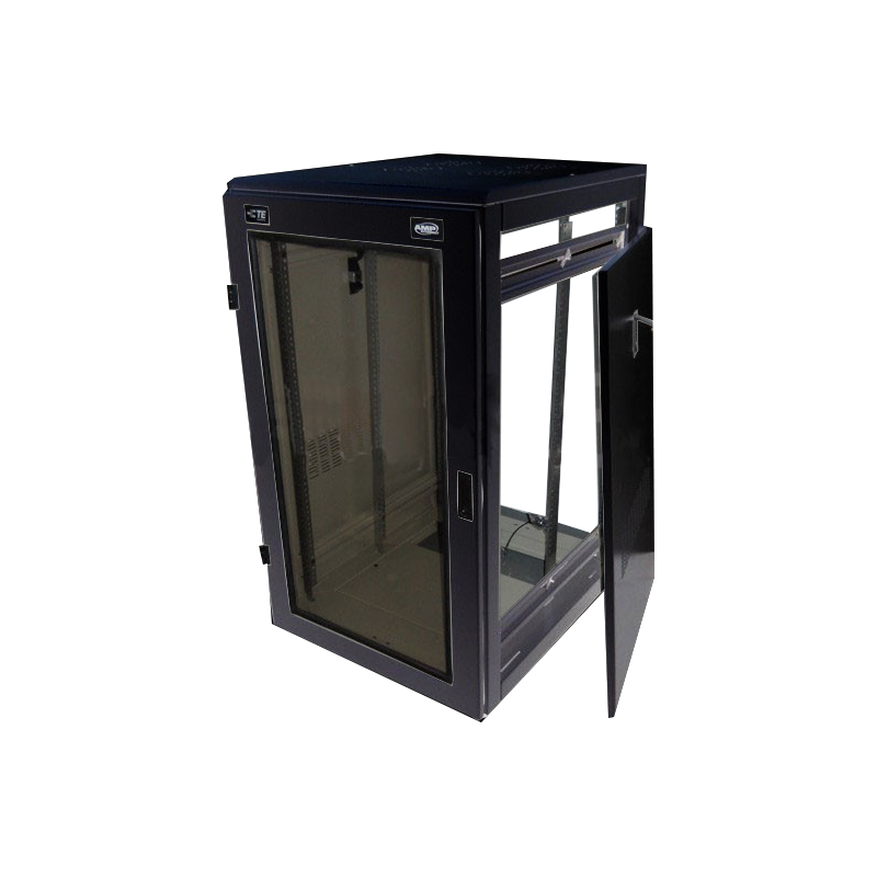 RACK 20 U.C/PUERTA 660mm NEGRO