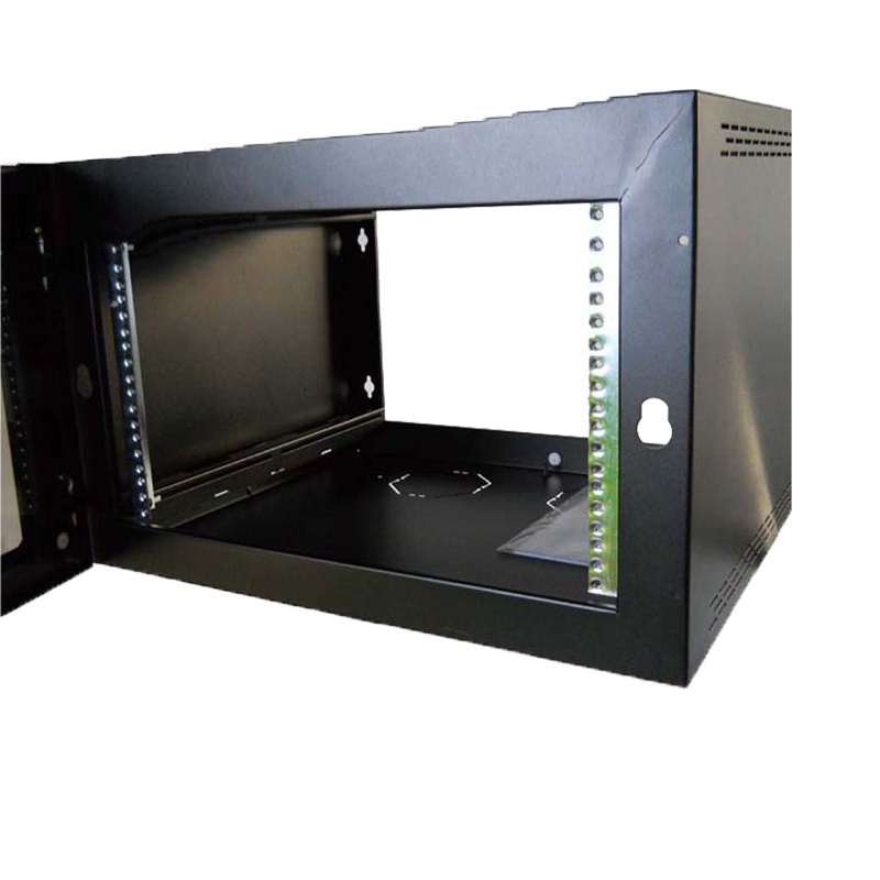 RACK MURAL 6U 50Cm. Puerta Vidri