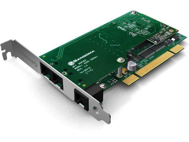 SANGOMA 4FXO+1FXS PCI ECHO CANC