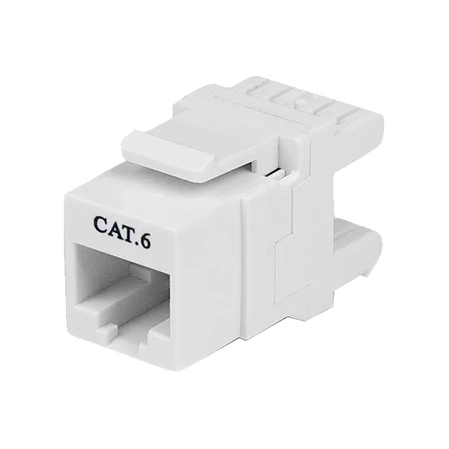 JACK RJ45 CAT6 Negros