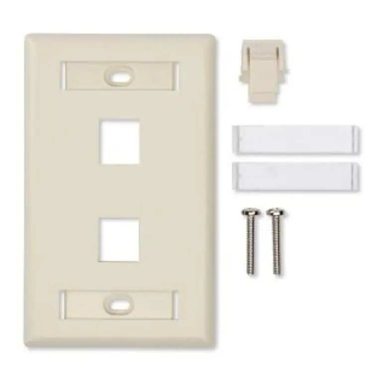 BELDEN FACEPLATE 2-P SG WHITE