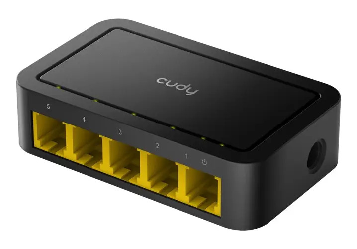 CUDY 5-Port 10/100 Mbps Desktop Switch