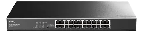 CUDY 24-Port Gigabit Rackmount Easy-Managed Switch