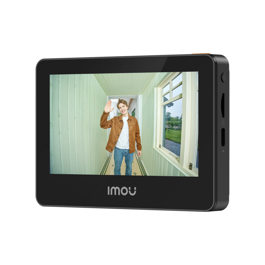 Camara WiFi para Puerta - bateria + monitor 4.3"